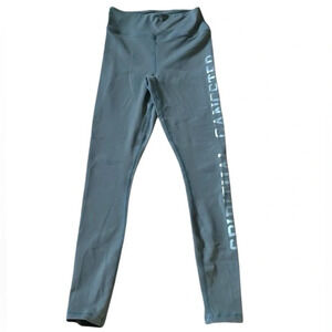 Spiritual Gangster leggings Gray High rise 27” Print up leg Size S Activewear